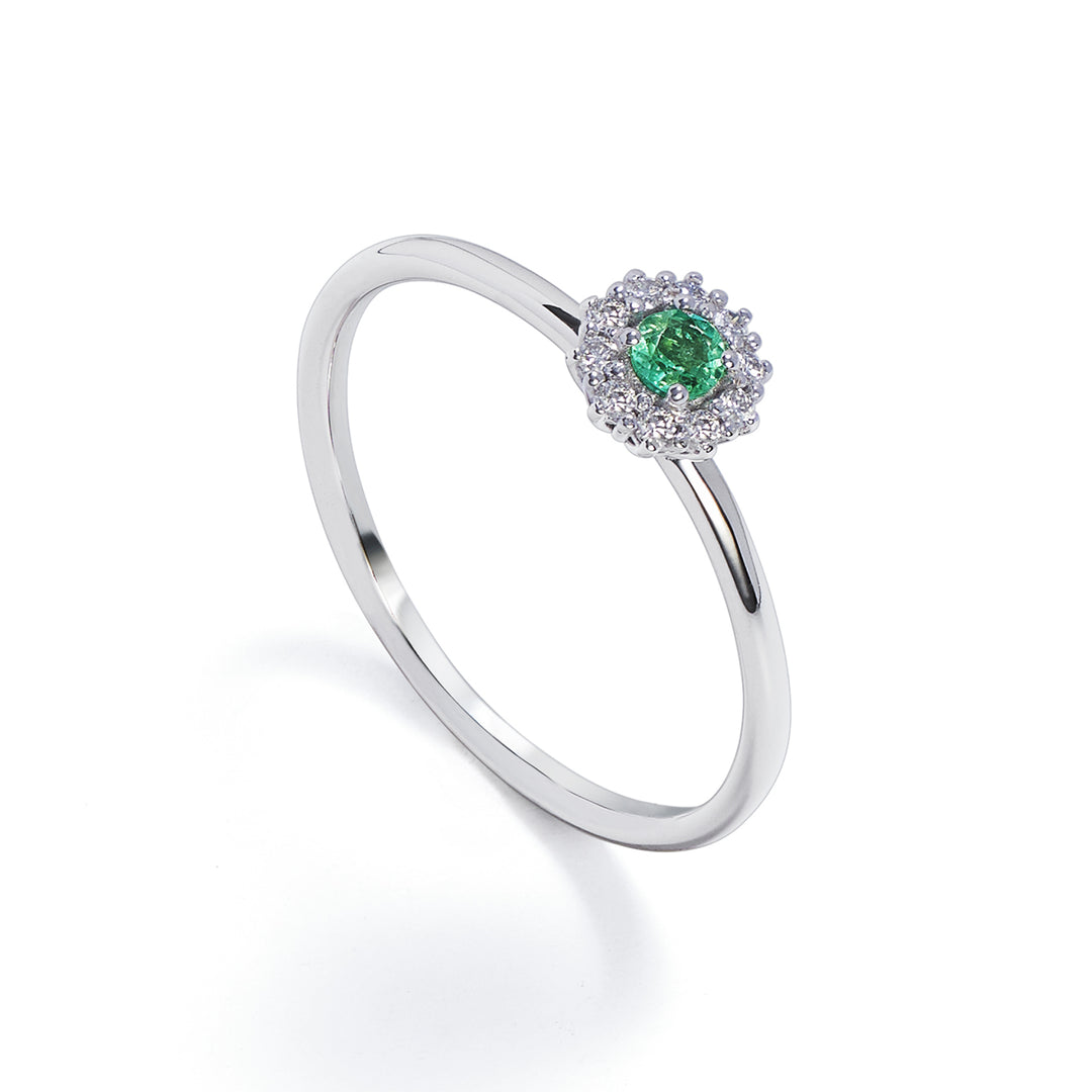 Mikiko an 18k emerald n. 0,10 ct diam. 0,07 ct storlek 2 MA5140O4SMN010