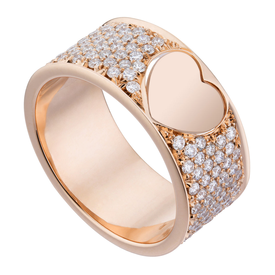 Golay-Ring „Love Me“, Herzband, Diamanten insgesamt ct. 1,95 AFC004DI-18355110044
