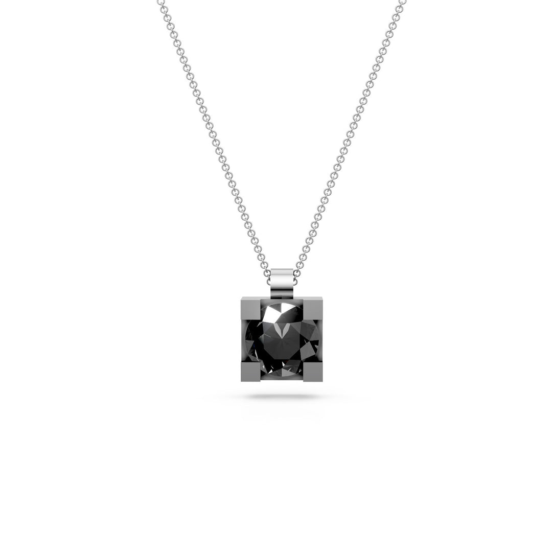 Golay sort pl vedhæng halskæde 0,60 ct drejet GIM006BK060B-23097110012