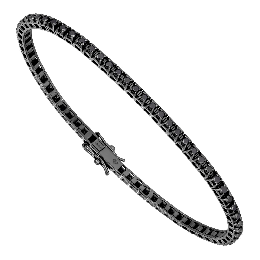 Golay tennis black diamonds square bezel ct. 3.00 BTQ060BK14-22343110067