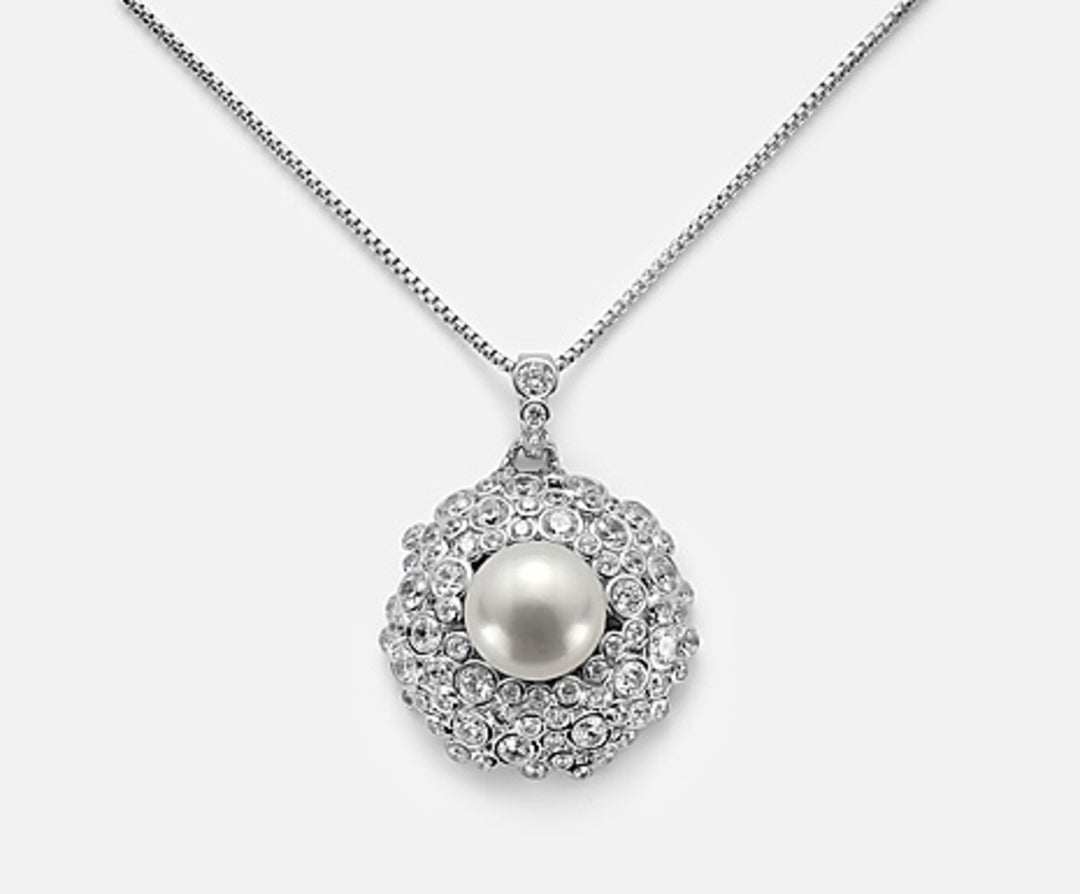 Mikiko cl ag925 fw bot 11,5/12 hvide swarovski ædelstene 70 cm MD7552A4BIANCO0