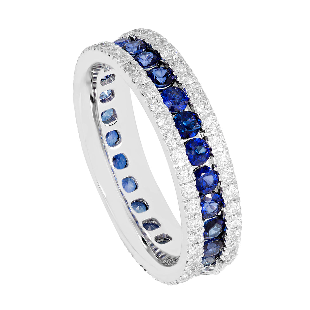 Golay blue zaff finger band ring AIM0098BS-11252110053