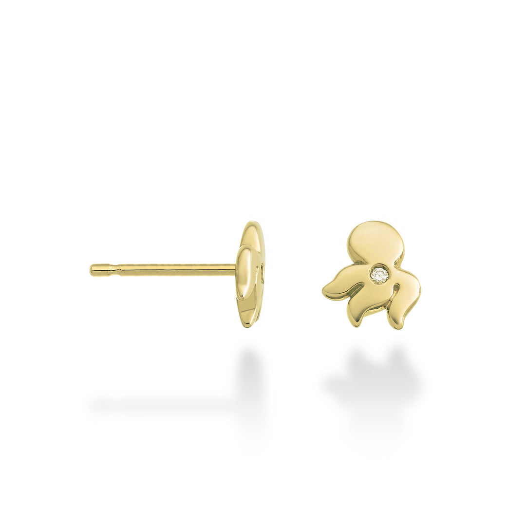Mikiko oder 18 Karat Oktopus 0,02 ct Gelbgold MO5117O1BR002