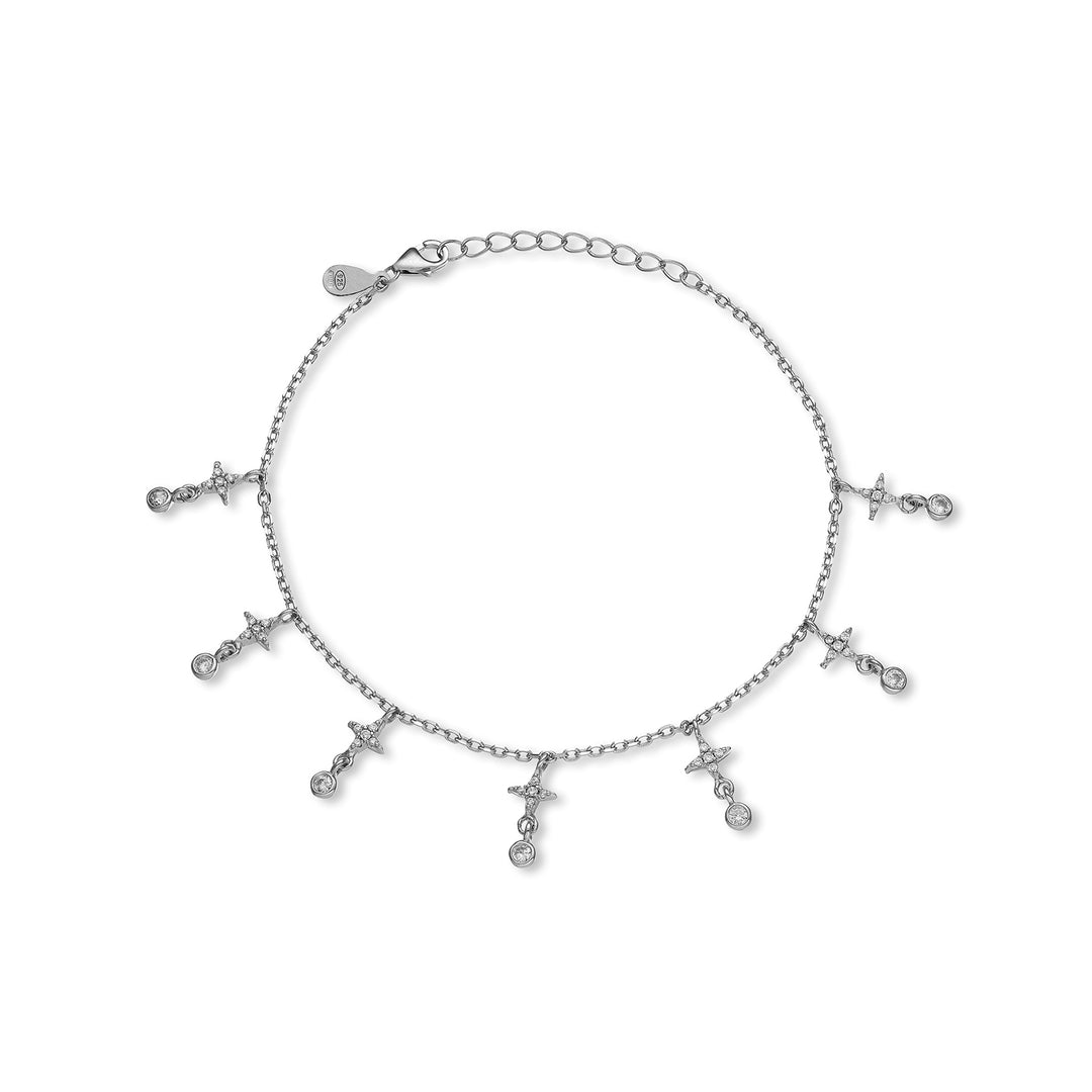 Mikiko br ag925 white swarovski gems MB7423A4BIANCO0