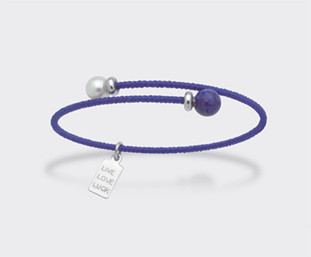 Nihama br ag925 fw 6mm live love luck NB7274A4BLU0000