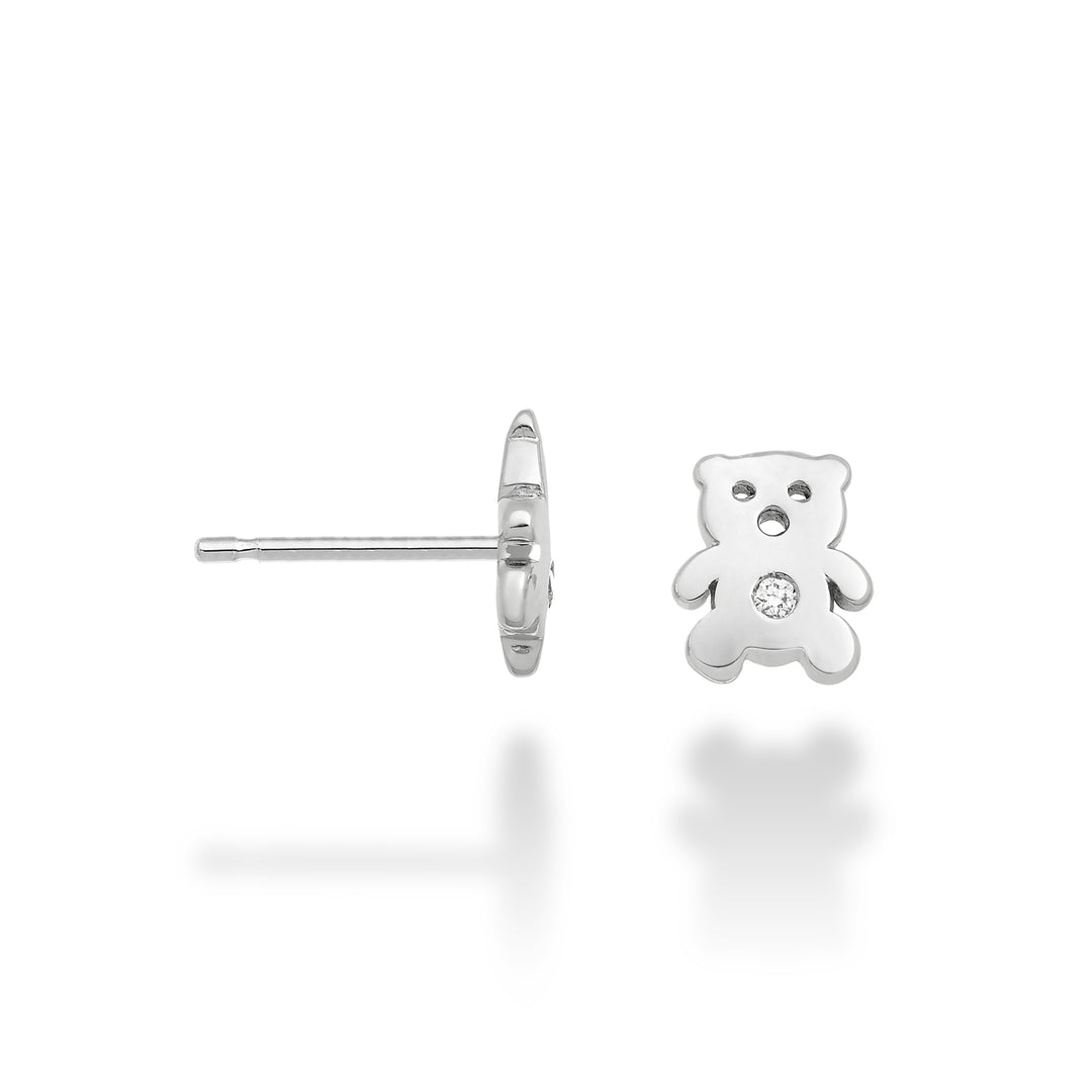 Nihama oder 18 Karat Teddybär 0,02 ct Weißgold NO5110O4BR002