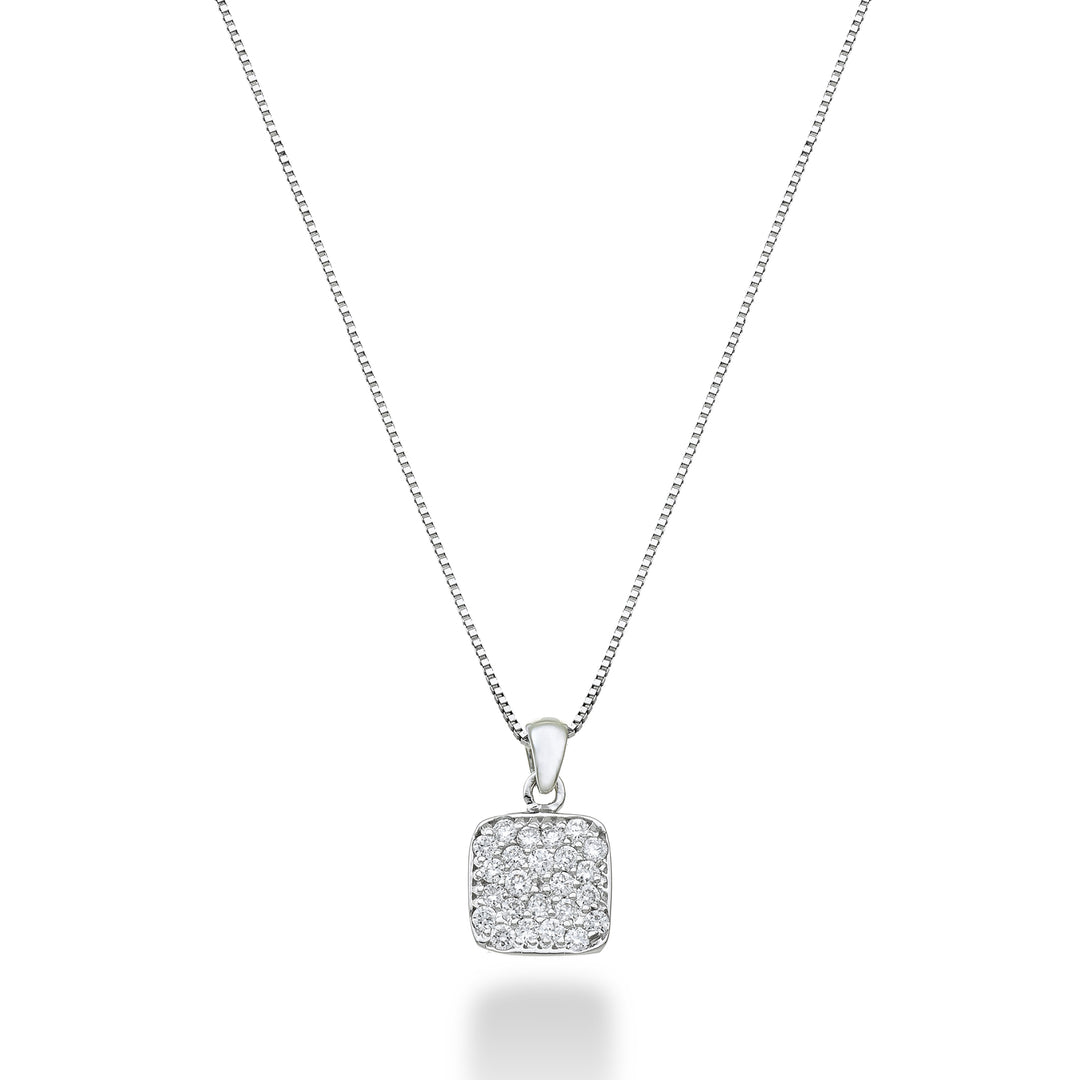 Nihama cl 18k firkantet 0,12 ct ND5164O4BR012