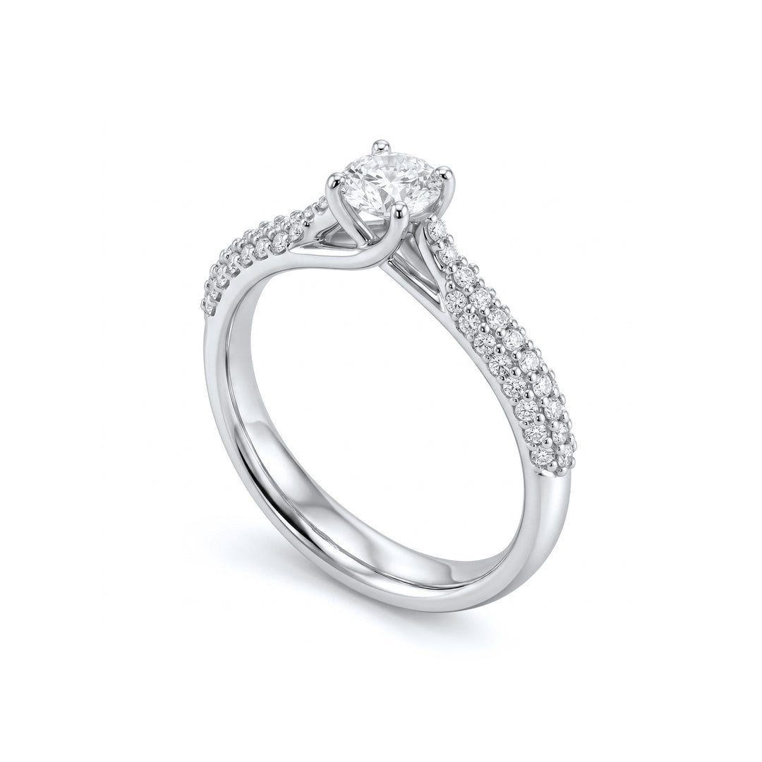 Golay solitaire ring jubilæum nåde cen.0,40 ABTRE864D040-26139110073