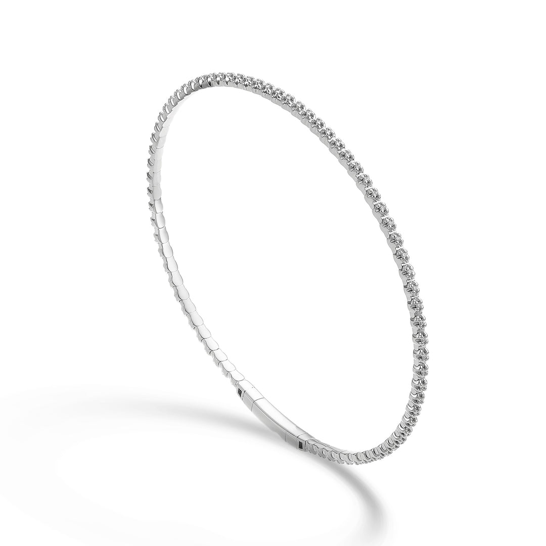 Golay br 18k Tennis Flex Durchm. 0,18 ct Weißgold 17 cm GBFLEX006DIO4