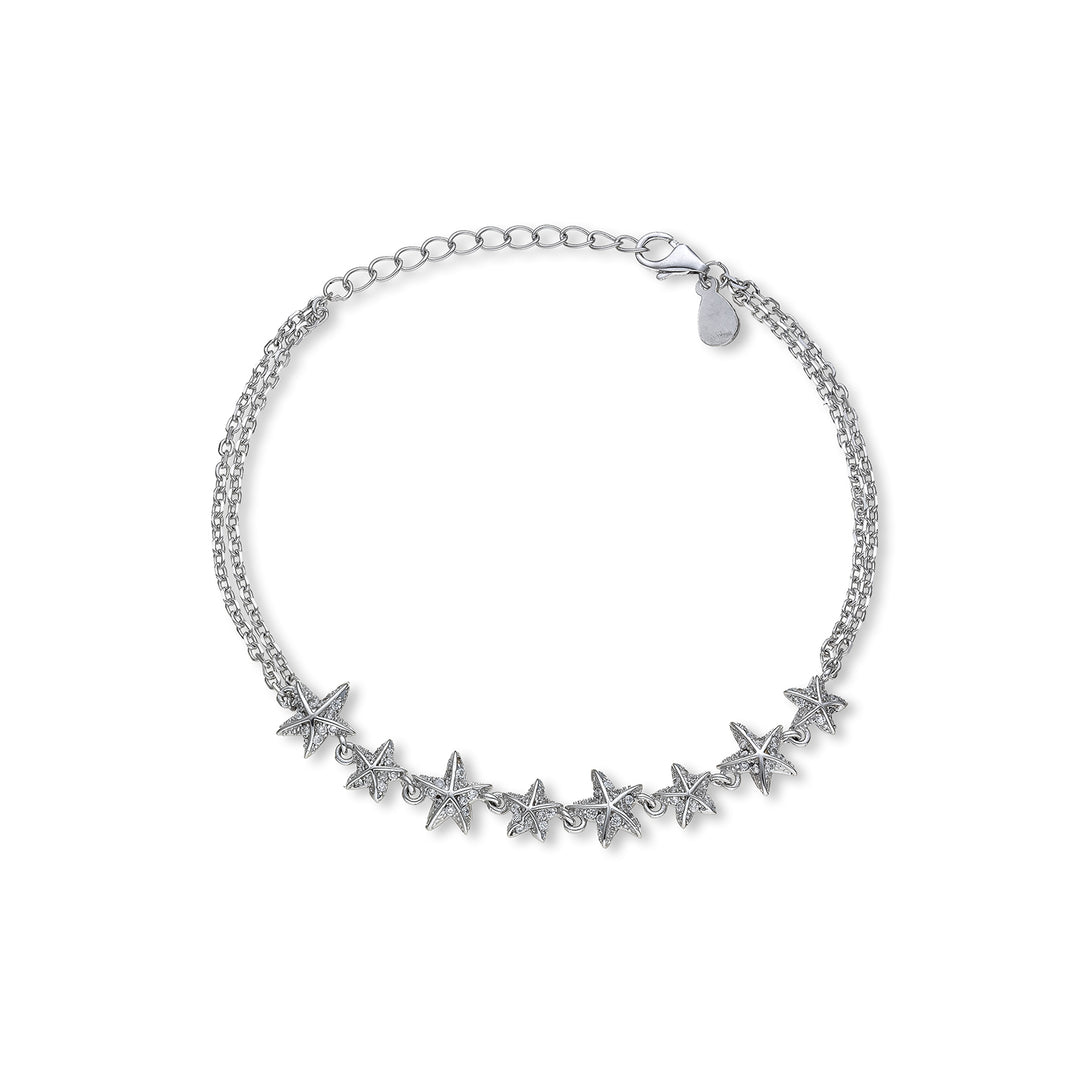 Mikiko br ag925 white swarovski gems MB7422A4BIANCO0