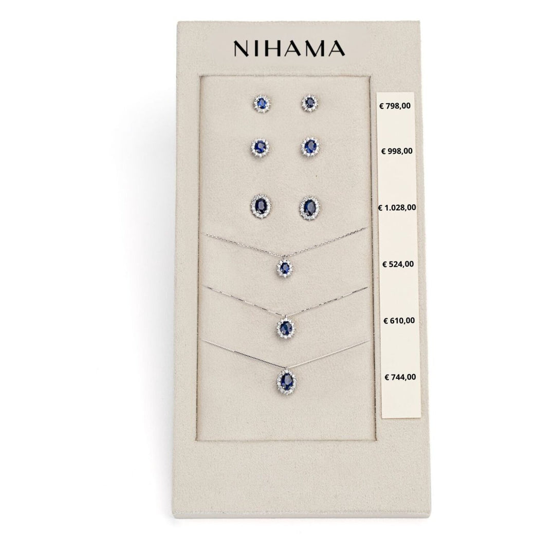 Nihama package cl 5125/5126/5086 + or 5103/5014/5068 18kt oval 4x3/5x4/6x4 sapphire tr. N.LIGHTBOX.18-T
