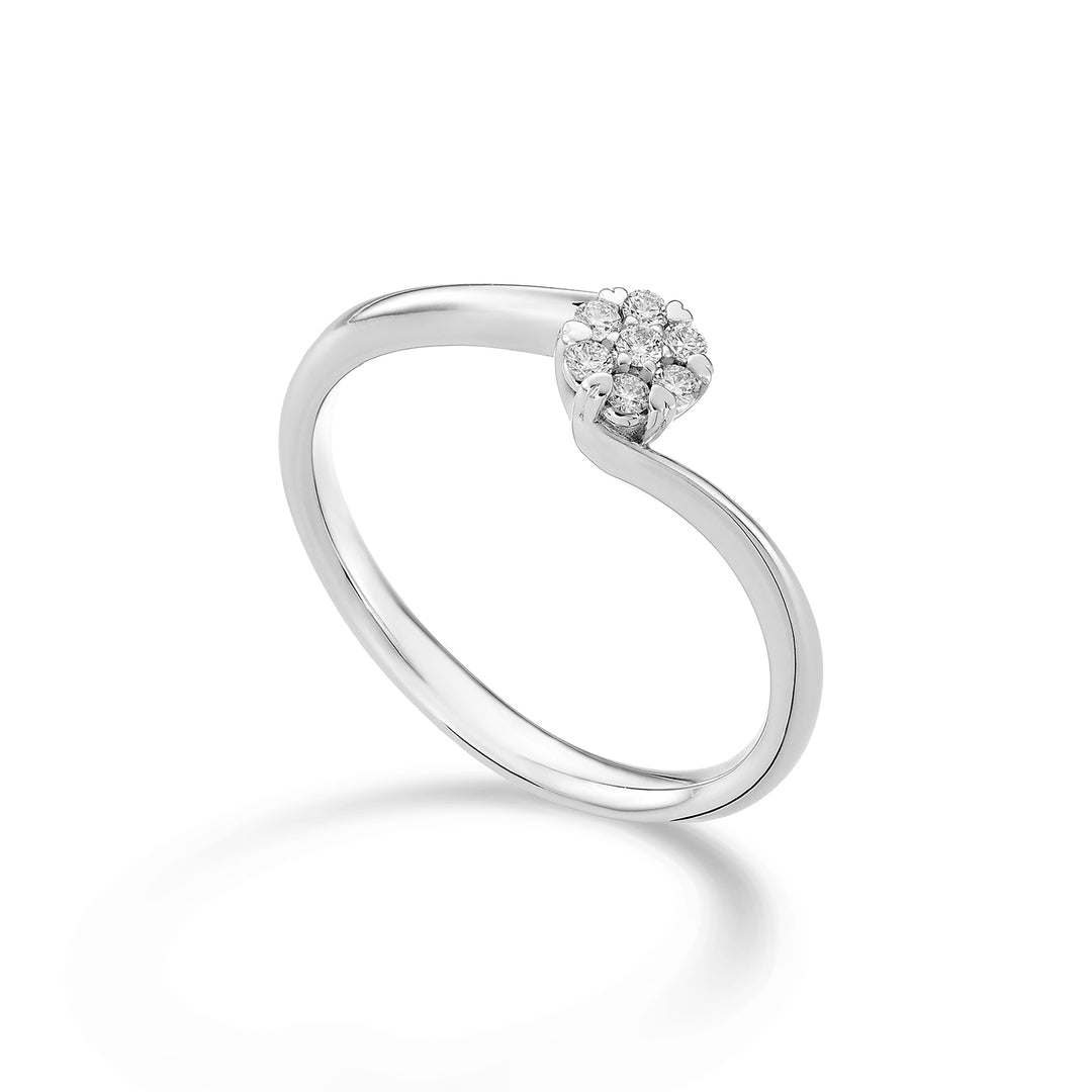 World Diamond Group valentino multistone ring with diamonds 0.20 ct. AM002D020-23009110029