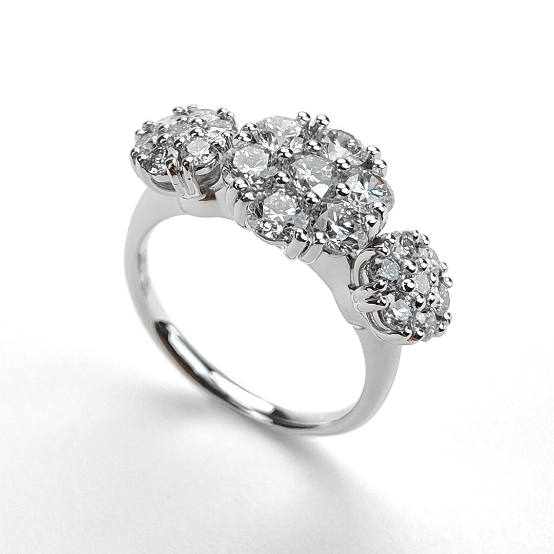 Golay scalar multi-stone trilogy ring 7 stone ATRMPS484D-24240110004