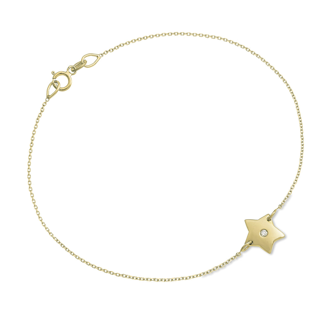 Mikiko br 18k stjerne 0,01 ct gult guld MB5040O1BR001