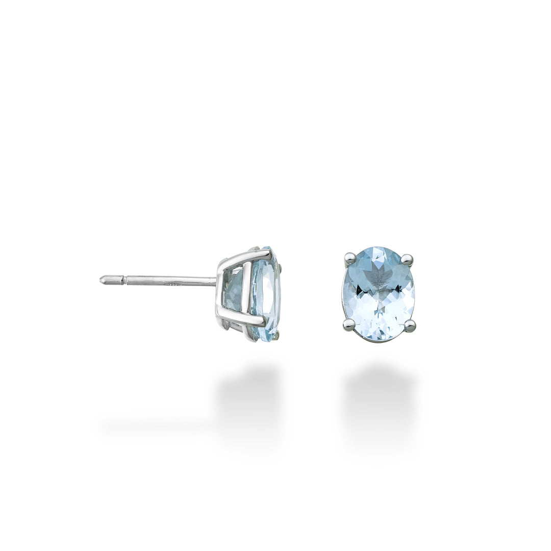 Nihama oder 18k ovaler Aquamarin 8x6 ct.2,00 NO5122O4AM