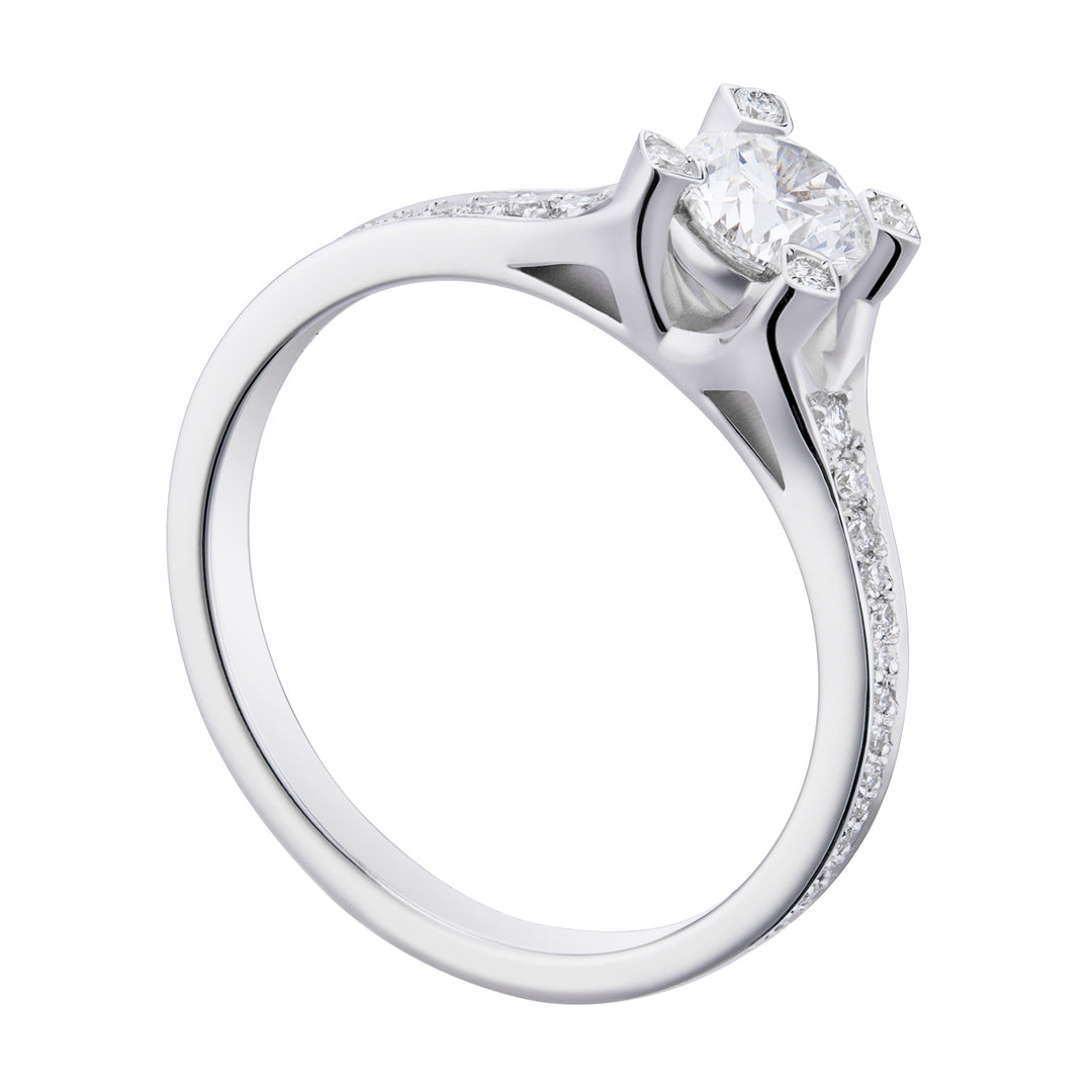 World Diamond Group Ring von Griffes Incas. Pavé-Stiel 0,62–0,71 ct ASLCFM006CDI6-19077110065