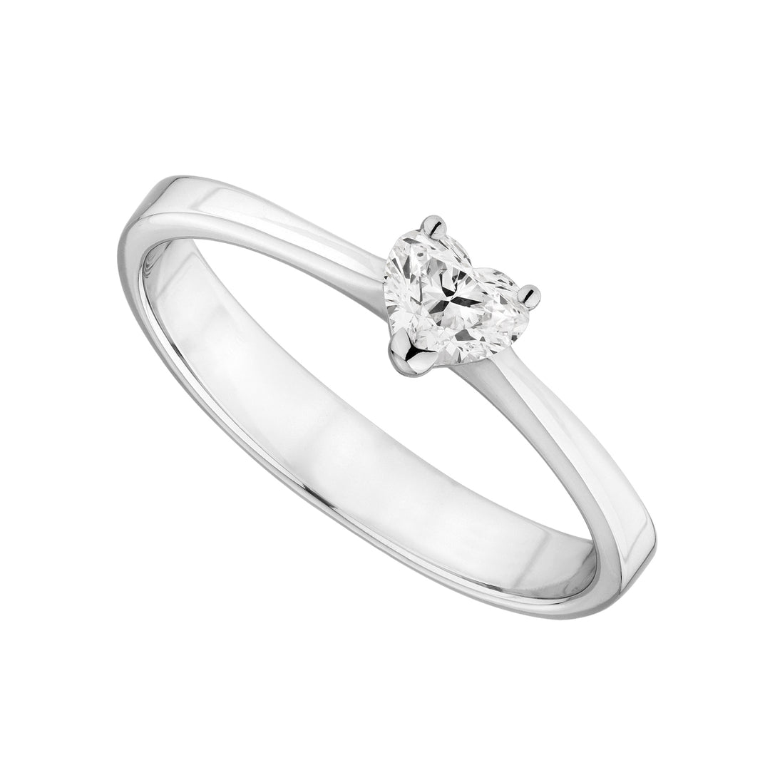 World Diamond Group solitaire ring heart cent. 0.20 ASC001DI2-19007110031