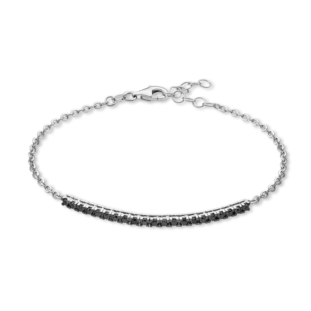 Golay Softarmband mit Tennisanteil d. schwarz BMT001BK