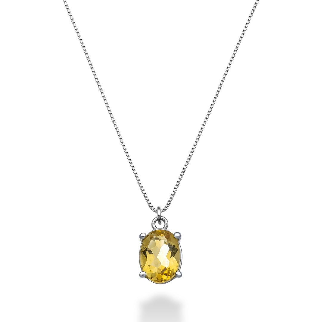 Nihama cl 18k oval citrin 8x6 ct.1,10 ND5142O4CITR