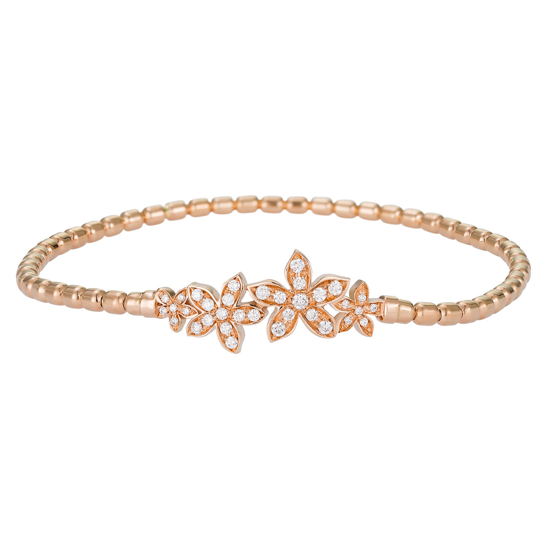 Golay anthea vårarmband med blommor och diamanter BPV021DI4-18151110104