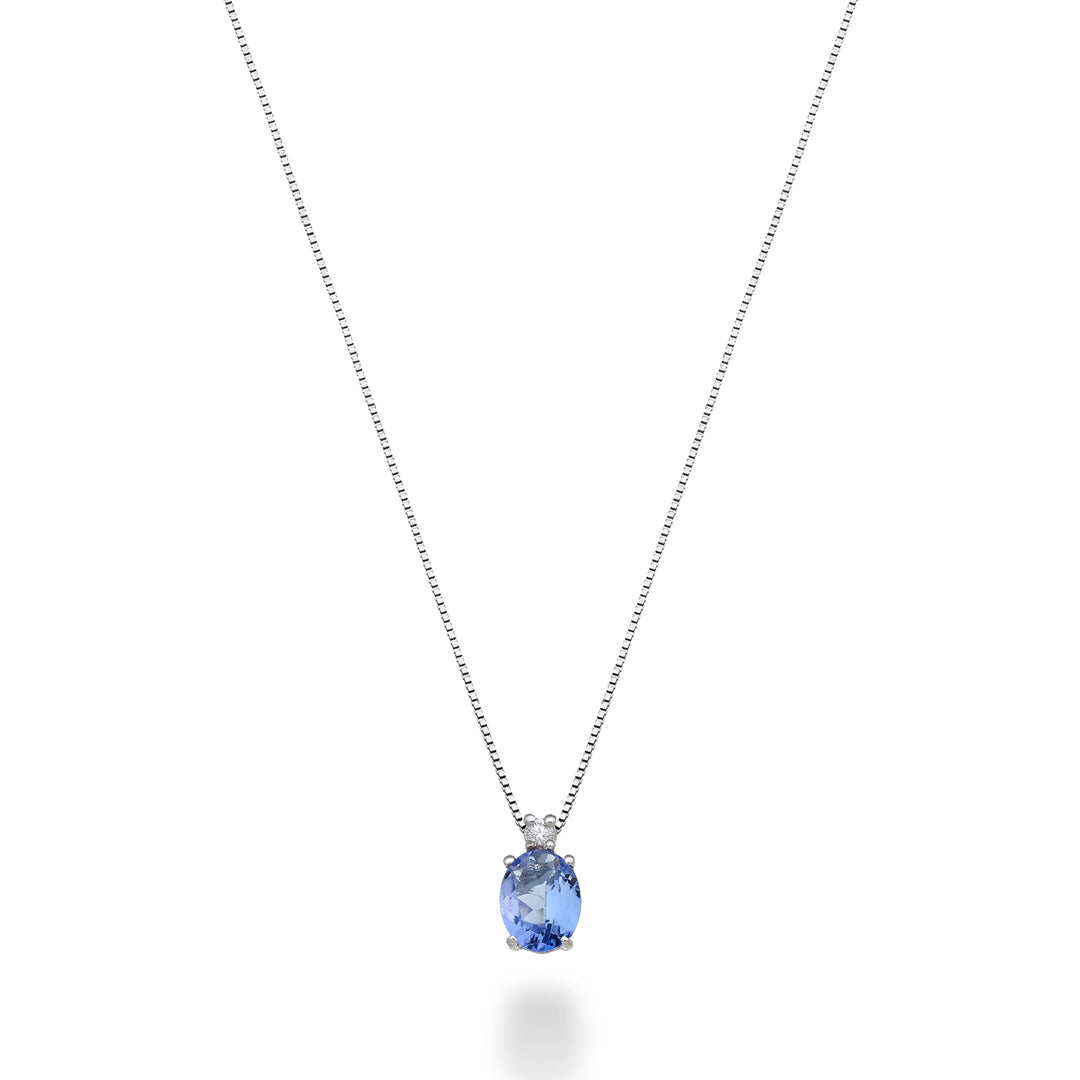 Nihama cl 9k tanzanit n. oval 4x3 ct.0,14 diam. 0,01 ct ND5180R4TZN