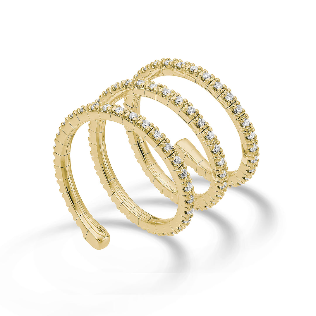 Golay an 18k flex girodito 3 turns diam. 0.87 ct yellow gold GAFLEX004DIO1