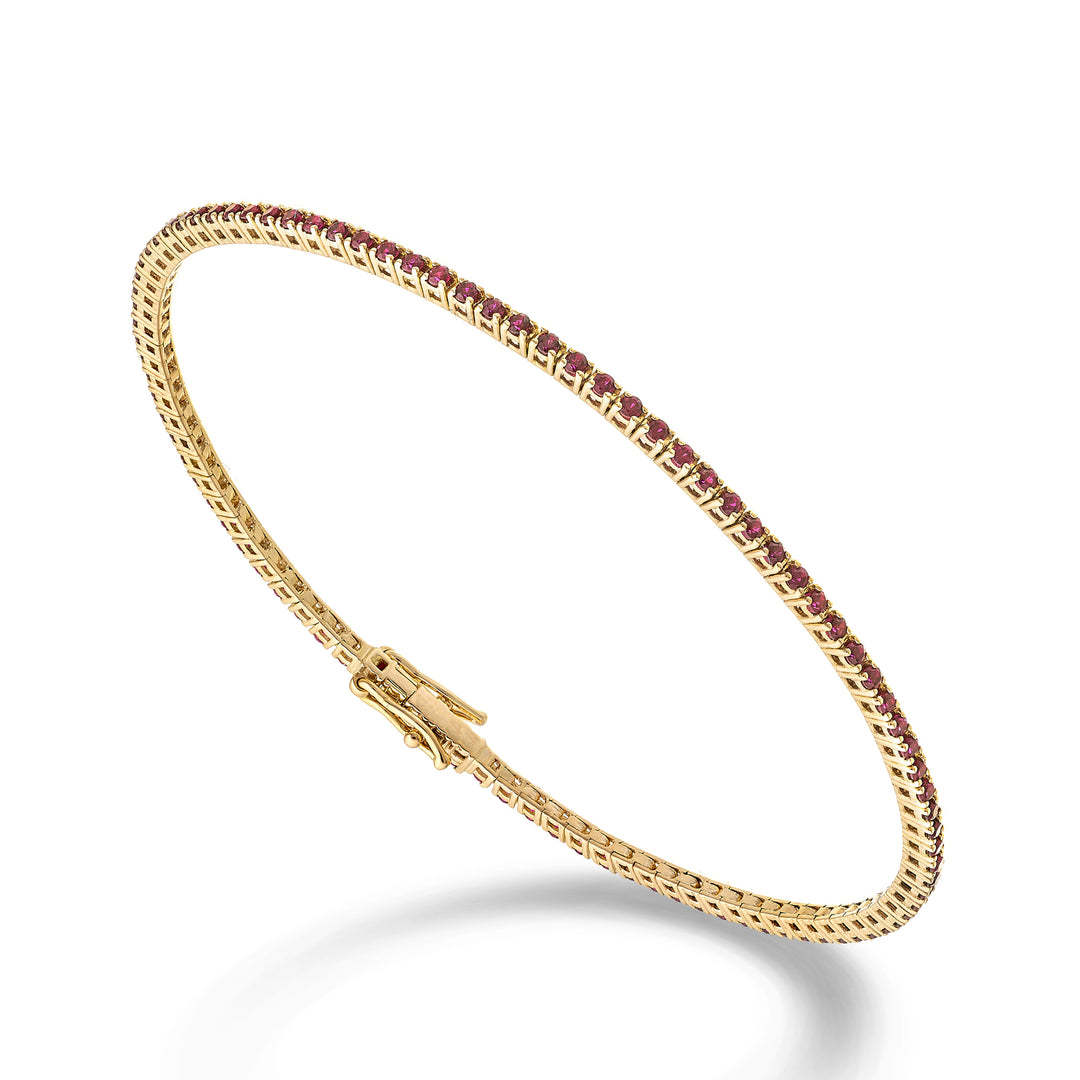 Golay Br Tennis 18 Karat Rubine ct.1,20 cm.17,2 Roségold – 94 Fassungen GBTF0011RBRO3