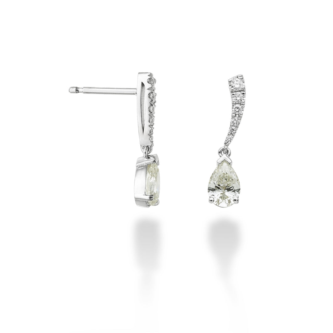 Golay Komma-Ohrhänger mit 0,40 ct Tropfen OCPS003DI040-23354110043