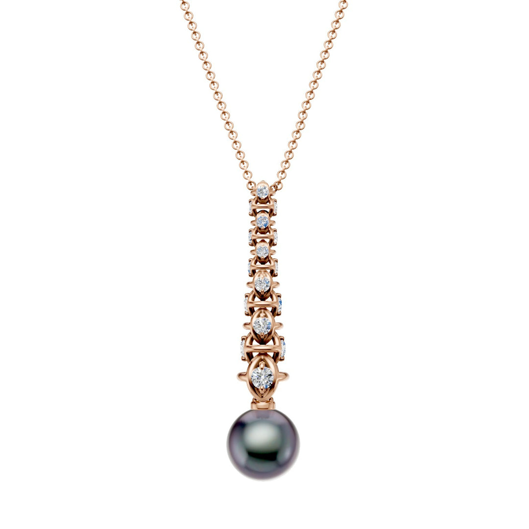 Golay rosa guld halskæde med bløde led - Thai perle GD594DTHR-25024110239