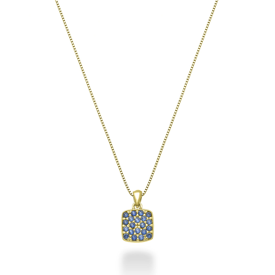 Mikiko cl 18k square sapphires 0.14 ct yellow gold MD5164O1ZFR