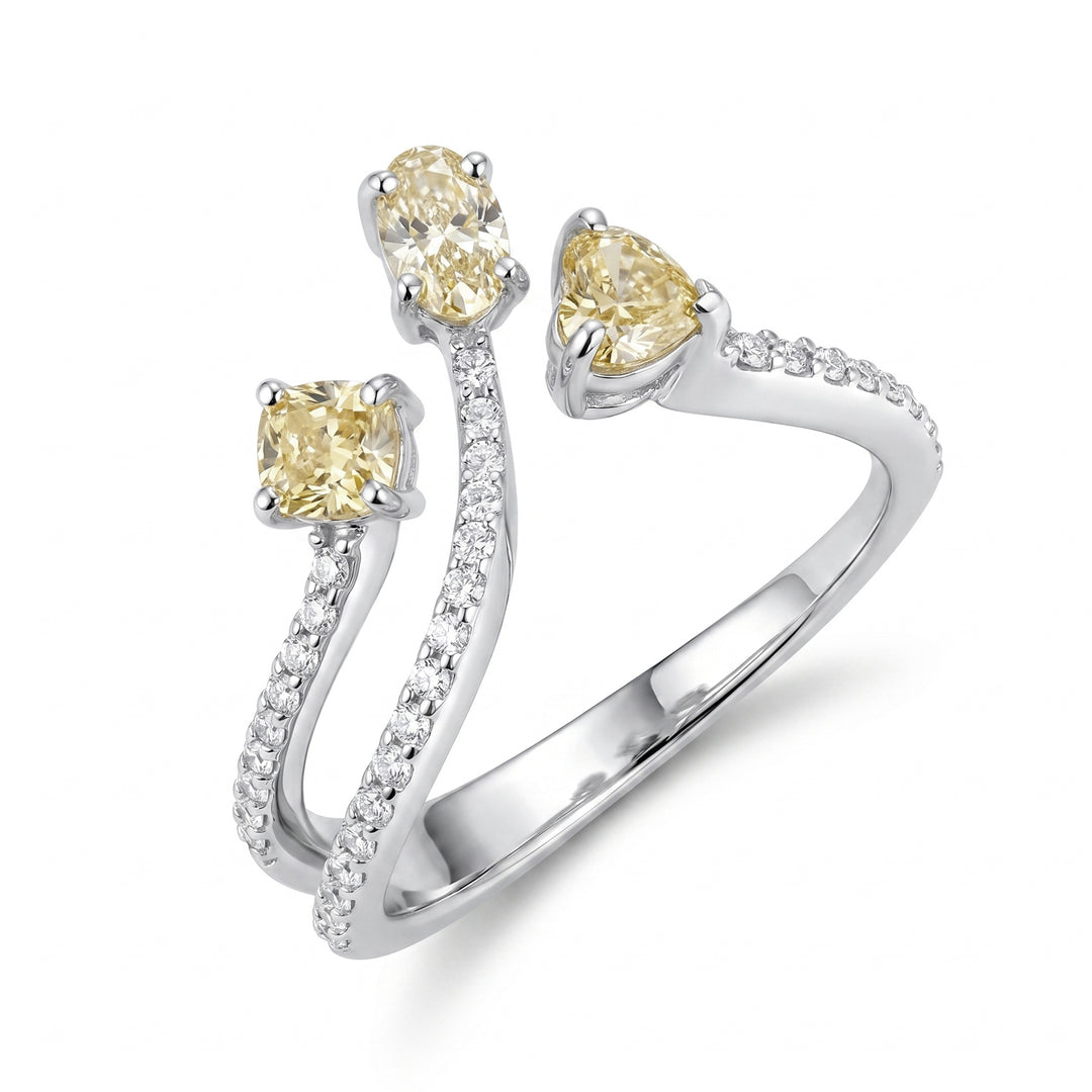 Golay fancy diamantringformede diamanter på skaftet AMP861DFYB-26103110162