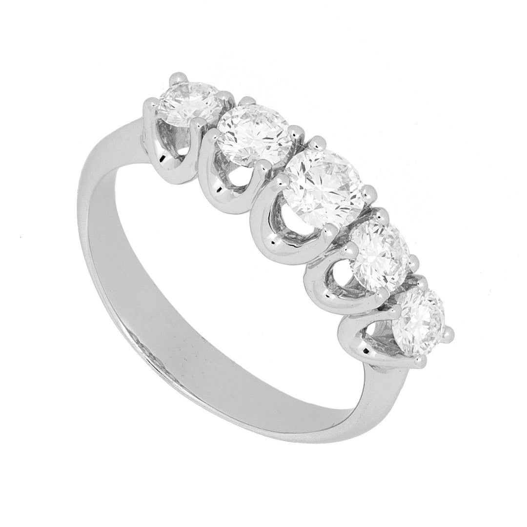 Skalar-Riviera-Ring der World Diamond Group, 5 Steine, 1,00 ct ANE3006-100-20007110021
