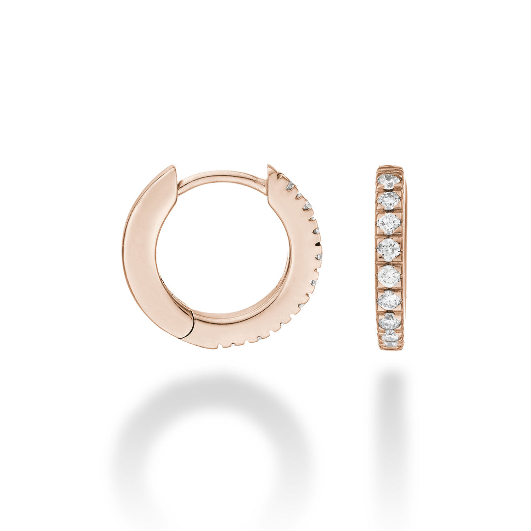 Nihama eller 18k ct.0.29 storlek 3 roséguld diam. öster. 13,5 mm NO5079O3BR029-3