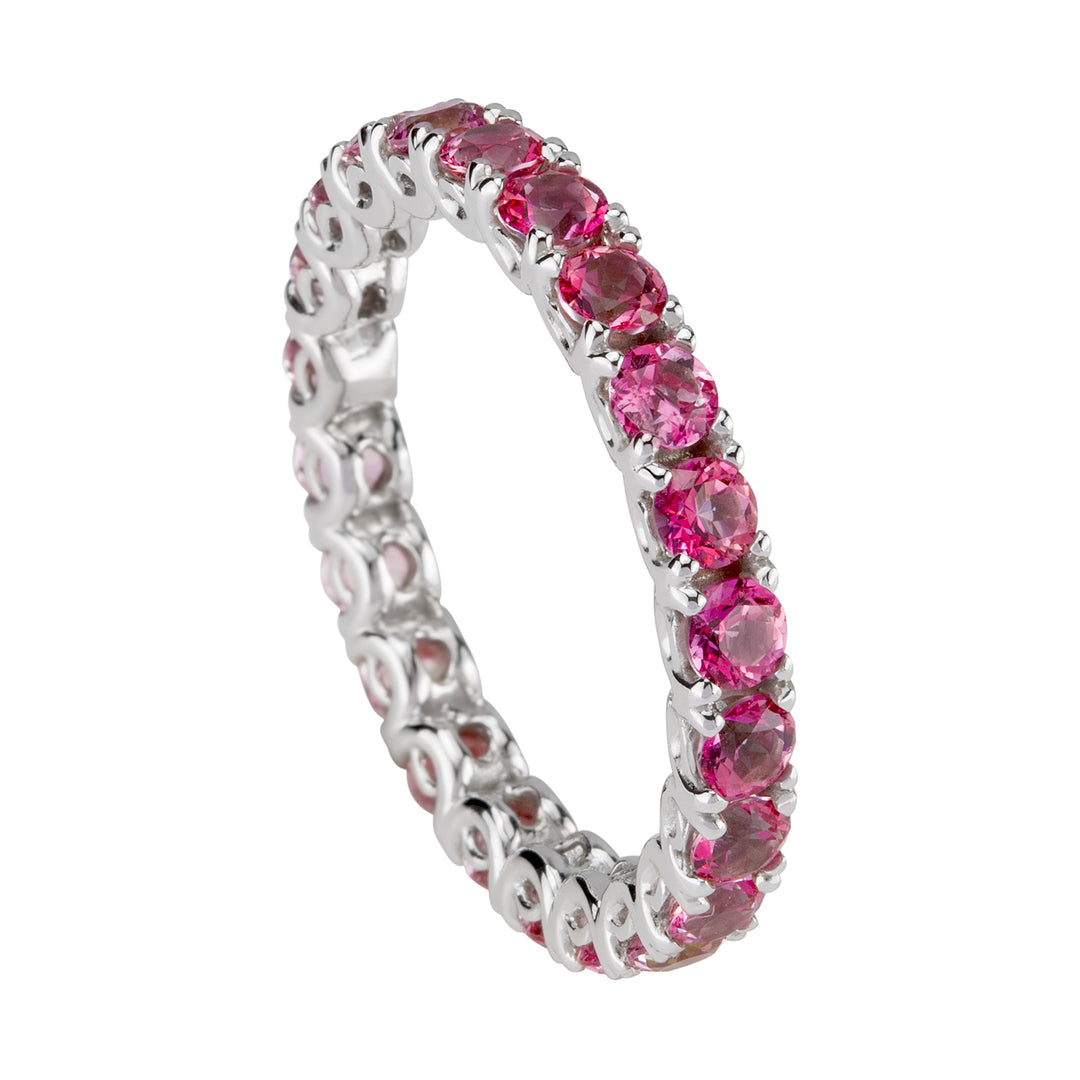Gyrodito-Ring mit rosa Topas von Golay AET018190TP