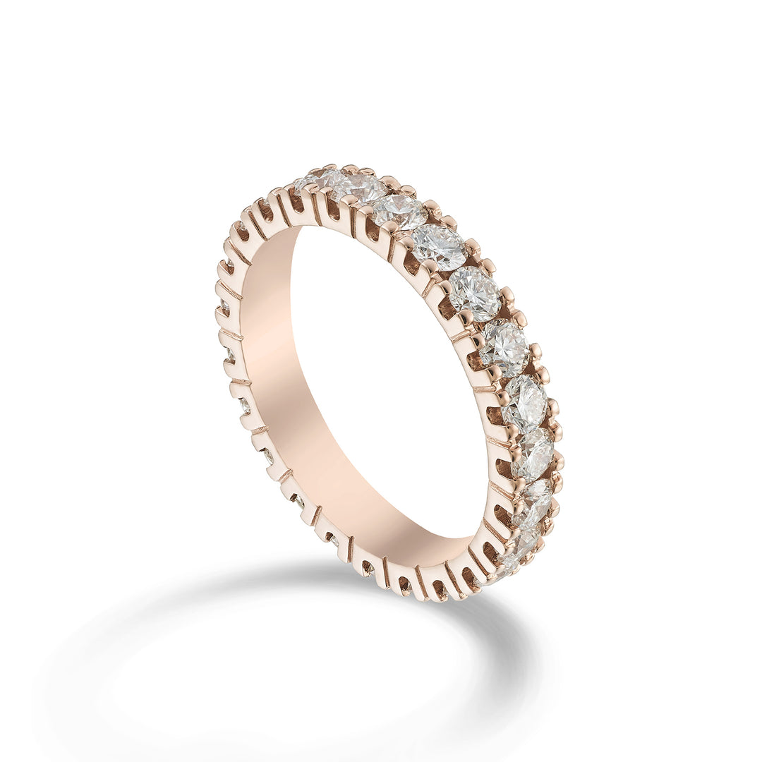 Golay linjär roséguld fingerring AETL022DI152R-23164110063