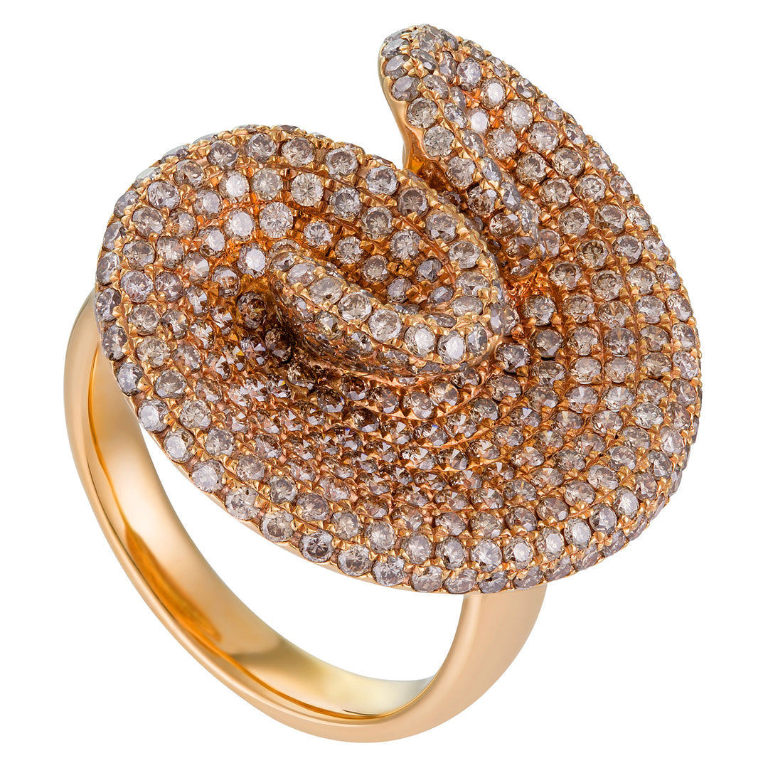 Golay rose gold pave ring ARTRJ4478-15110110070