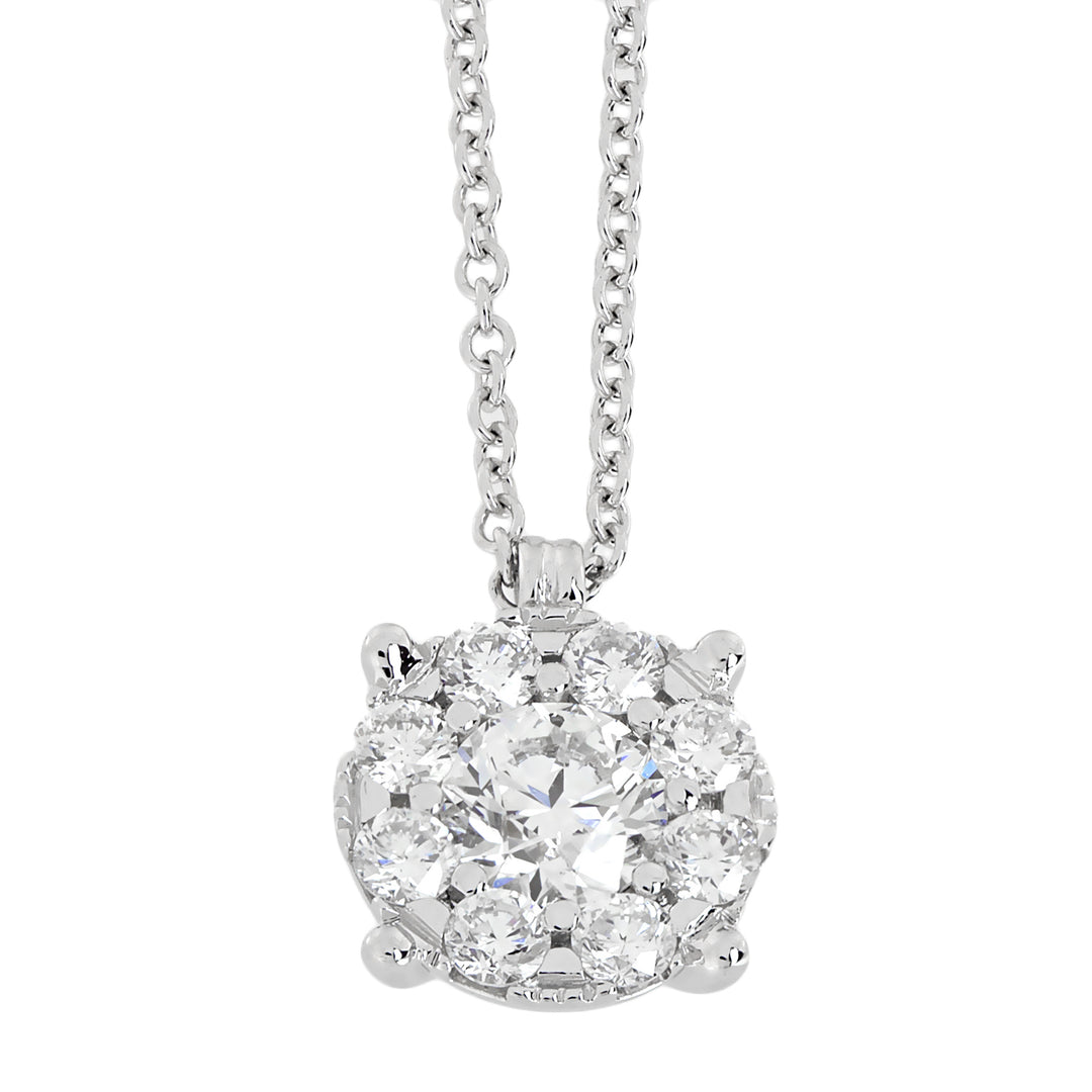Golay round necklace with central 0.19 ct and outline GGICE02-24271110022