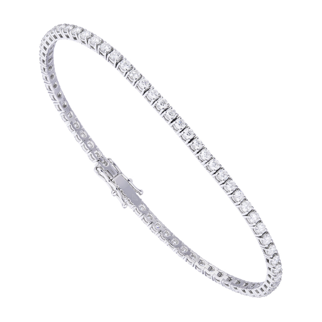 World Diamond Group wire bezel tennisarmband ct. 2,45 BTF001DI4-21342110025