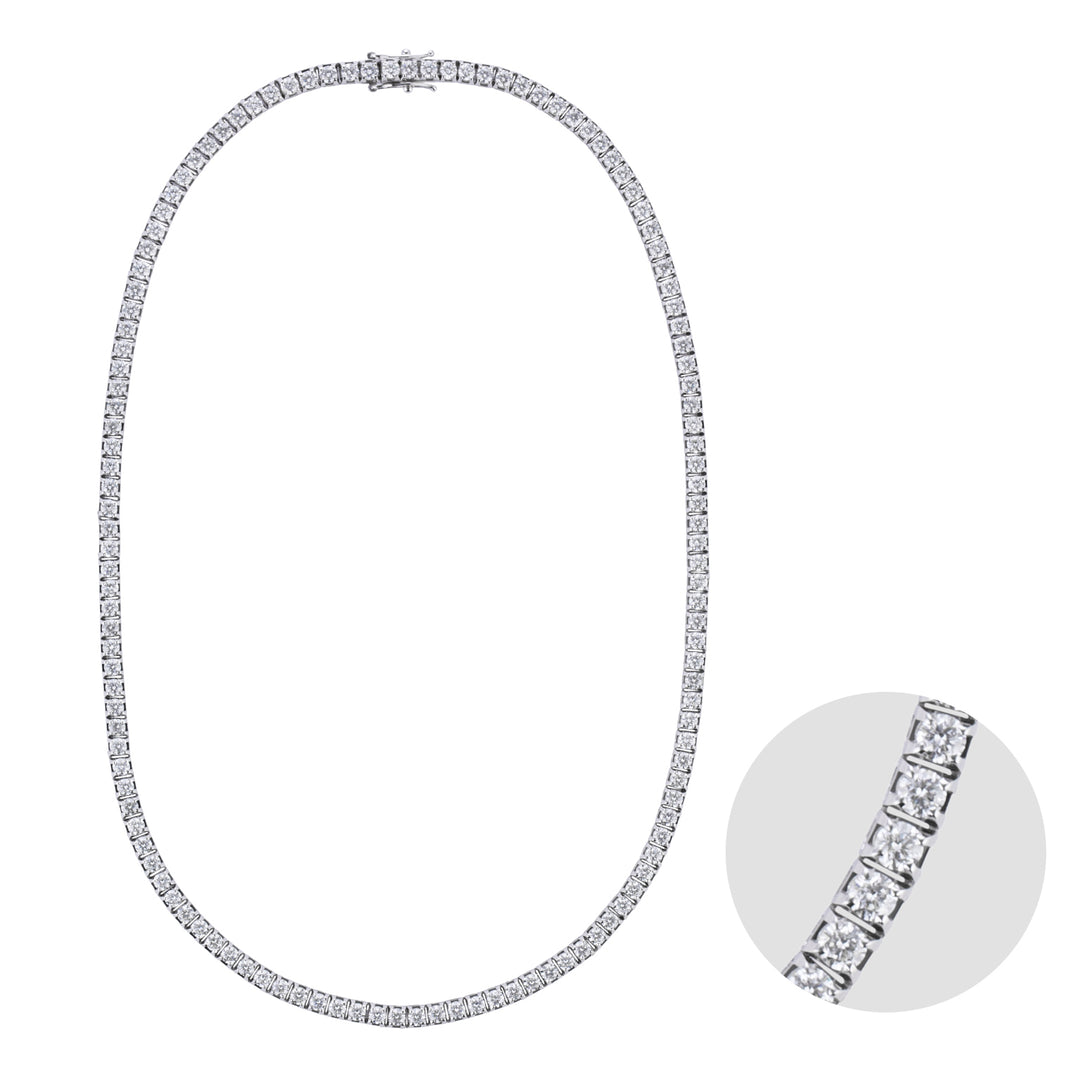 Golay lineare Tennishalskette Pyramide 42 cm 6,60 ct GTQ060DI004-420-25332110153
