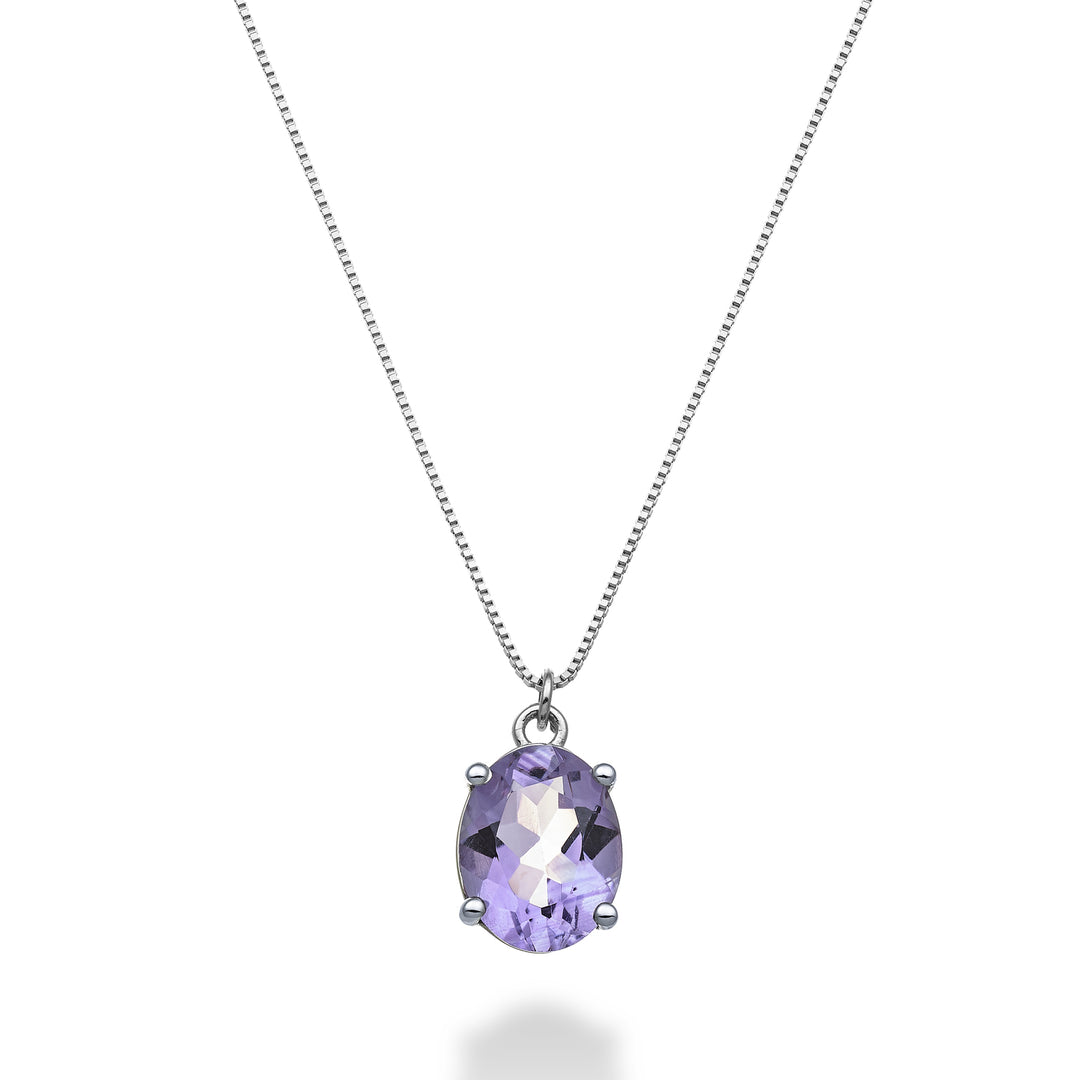 Mikiko cl 18k oval ametist 9x7 ct.1,66 MD5143O4AMET