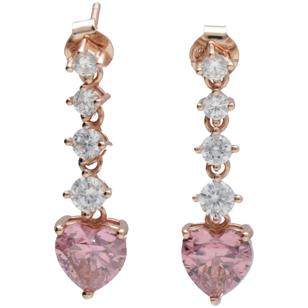 Mikiko oder AG925 Edelstein Swarovski weiß und rosa MO7641A3ROSA000