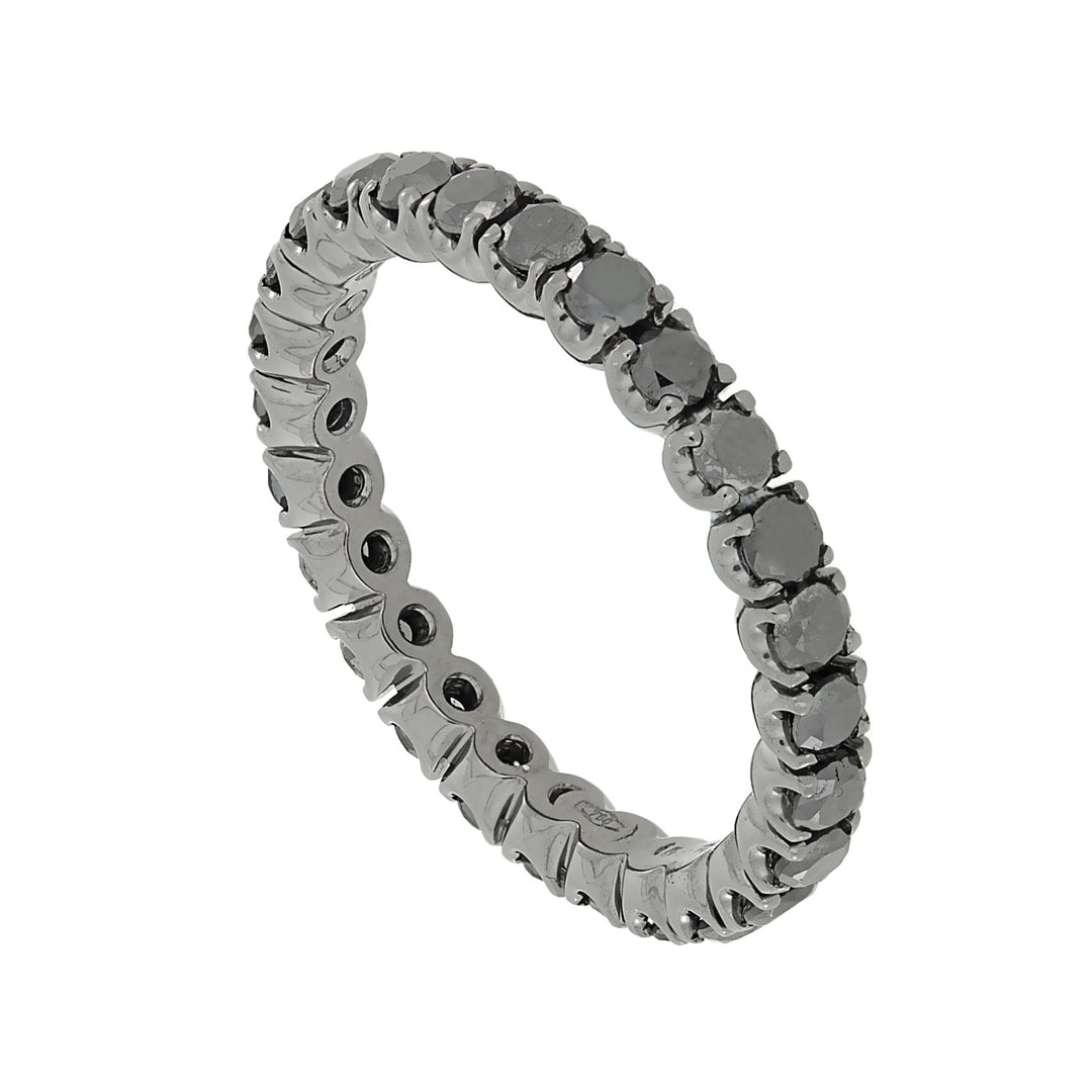 Golay linjär svart diamantfingerring AFP1202N-19205110064