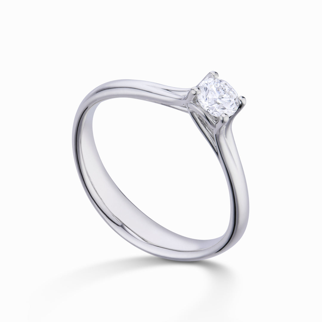 Golay infinite love solitaire ring in platinum ASL024DIPT-25169110155