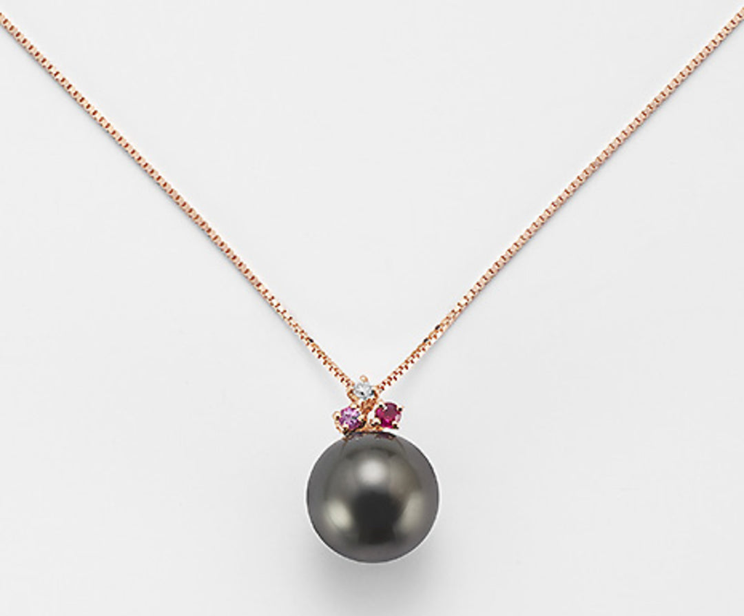 Mikiko cl 18k sspb 10/11 ct.0,02 Rubin ct.0,06 rosa Saphir 0,04 ct MD0970O3SANE100