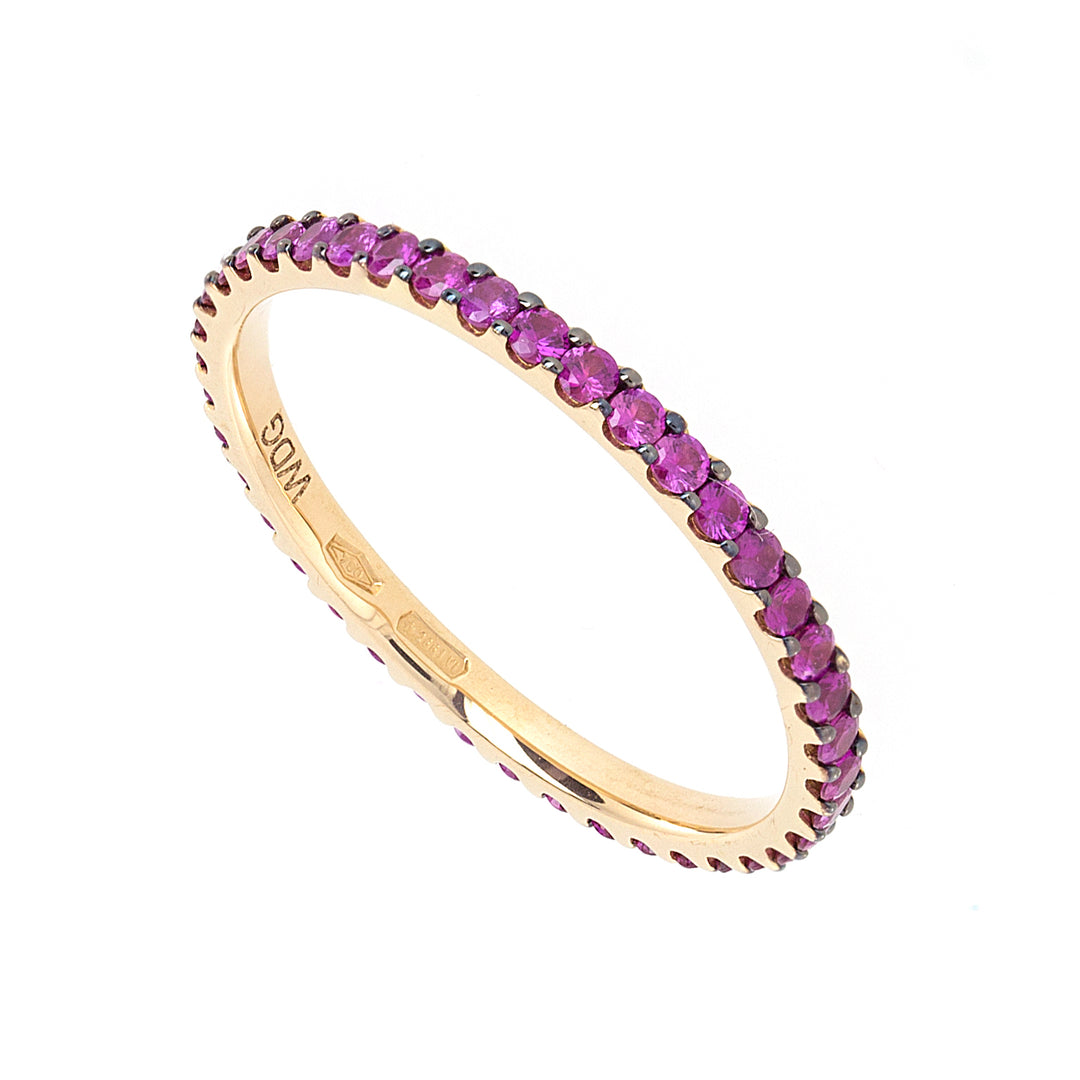 Golay ring with turned rubies AIM003RU-14294110055