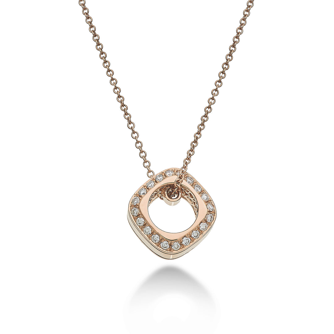 Golay Light Cube-Halsband mit Diamantanhänger GCUBET002DI1-23111110055