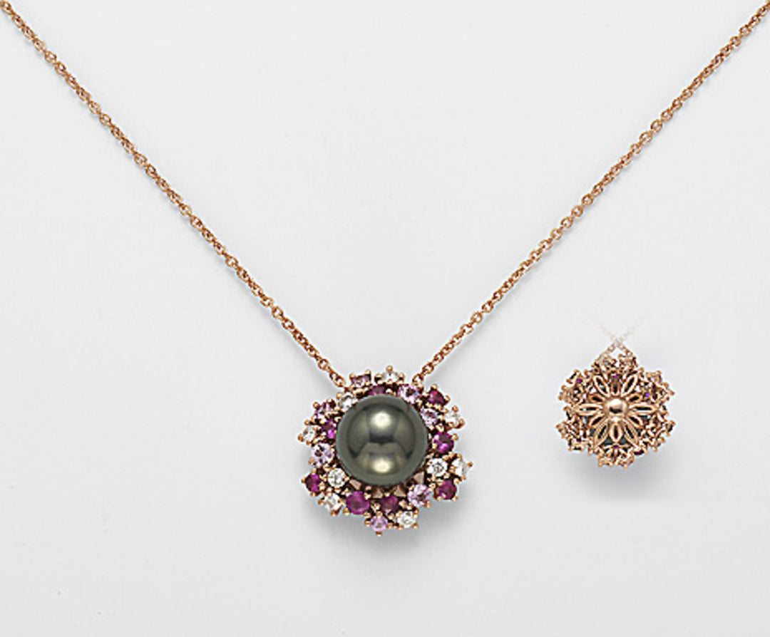 Mikiko cl 18k sspb 10/11 ct.0,35 rosa Saphire und Rubine ct.0,97 MD0902O3SANE100