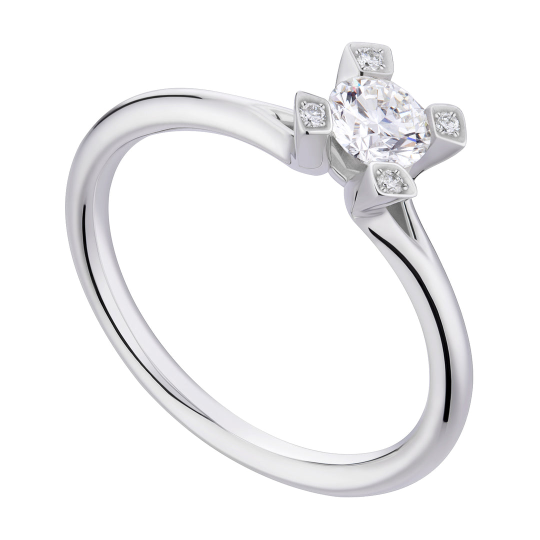 World Diamond Group fm ring griffe incas. g. smooth ct. 0.43-0.52 ASLFM006DI5-19015110035
