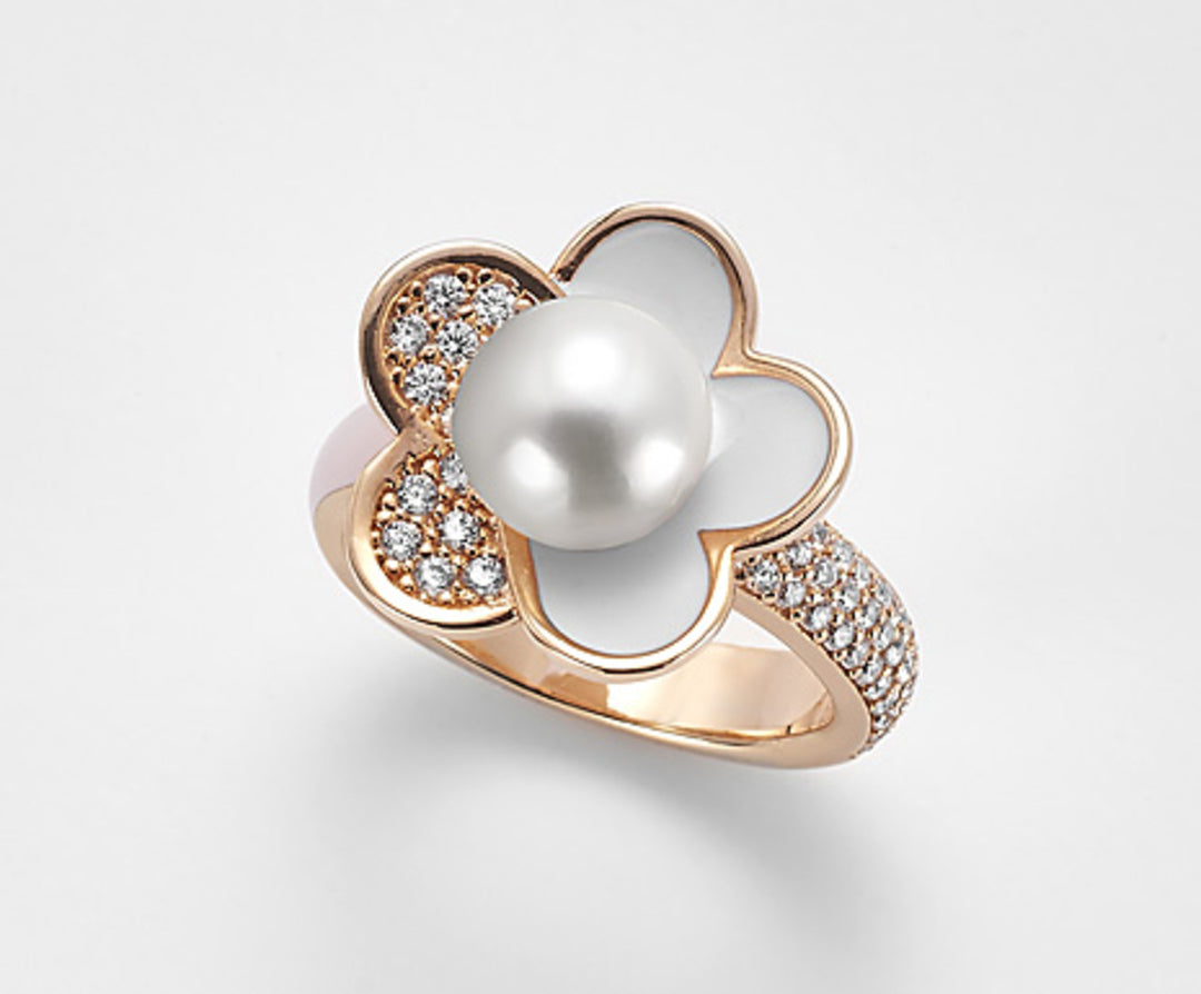 Mikiko an ag925 fw bot 8,5/9 gem swarovski vit emalj MA7156A3BIANCO0