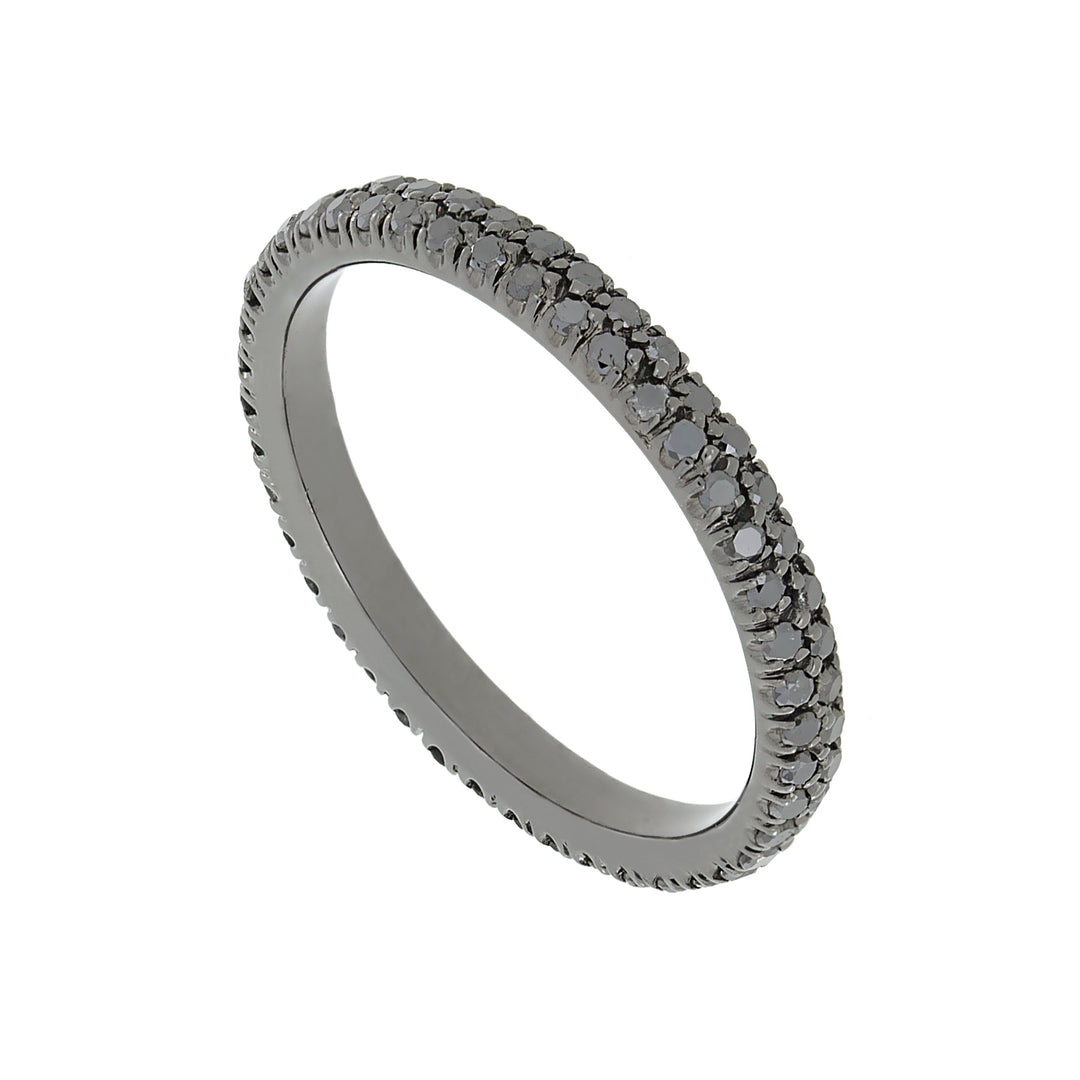 Golay black eternity ring AFP1206N-12191110029